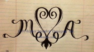 Design Your Own Pattern Wedding Ring Monogram Inspiration